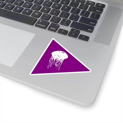 Jellyfish Beach Flag (Israel) STICKER Vinyl Kiss-Cut Decal - The Sticker Space