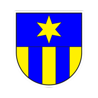 Jenaz wappen (Switzerland) (Coat of Arms) STICKER Vinyl Kiss-Cut Decal 2 Inch White - The Sticker Space
