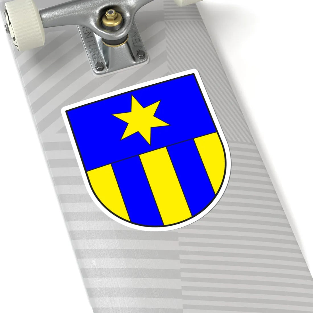 Jenaz wappen (Switzerland) (Coat of Arms) STICKER Vinyl Kiss-Cut Decal - The Sticker Space