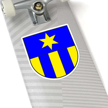 Jenaz wappen (Switzerland) (Coat of Arms) STICKER Vinyl Kiss-Cut Decal - The Sticker Space