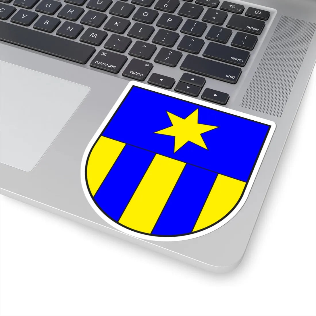 Jenaz wappen (Switzerland) (Coat of Arms) STICKER Vinyl Kiss-Cut Decal - The Sticker Space