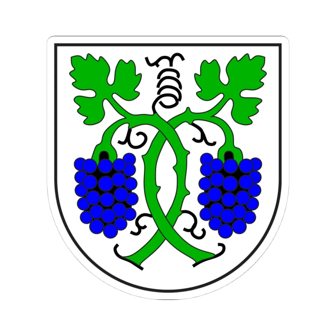 Jenins wappen (Switzerland) (Coat of Arms) STICKER Vinyl Kiss-Cut Decal - The Sticker Space