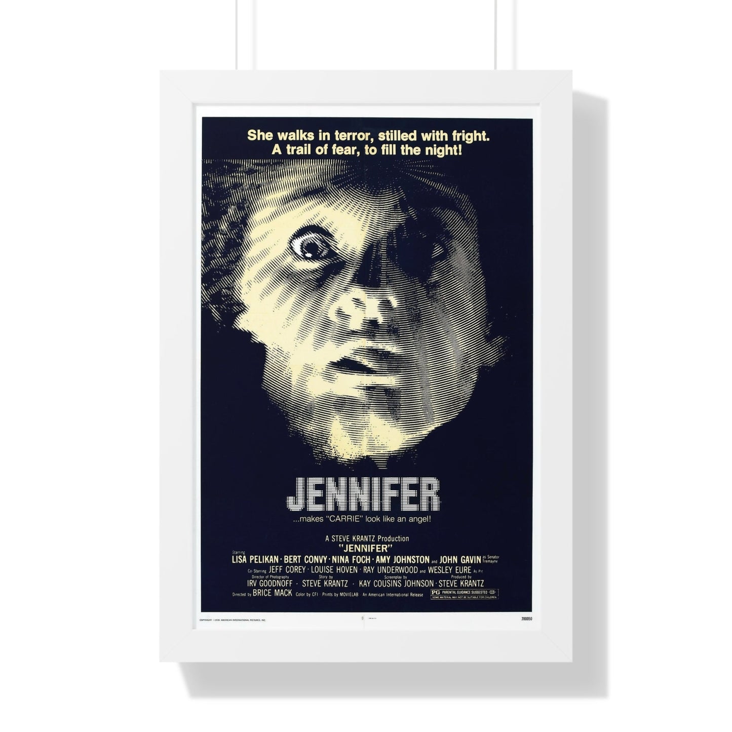 JENNIFER 1978 - Framed Movie Poster-16″ x 24″-The Sticker Space