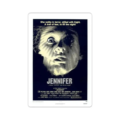 JENNIFER 1978 Movie Poster - STICKER Vinyl Kiss-Cut Decal 2 Inch White - The Sticker Space