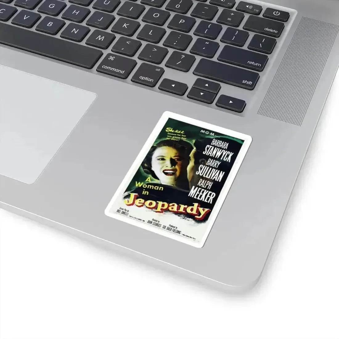 Jeopardy 1953 Movie Poster - STICKER Vinyl Kiss-Cut Decal - The Sticker Space