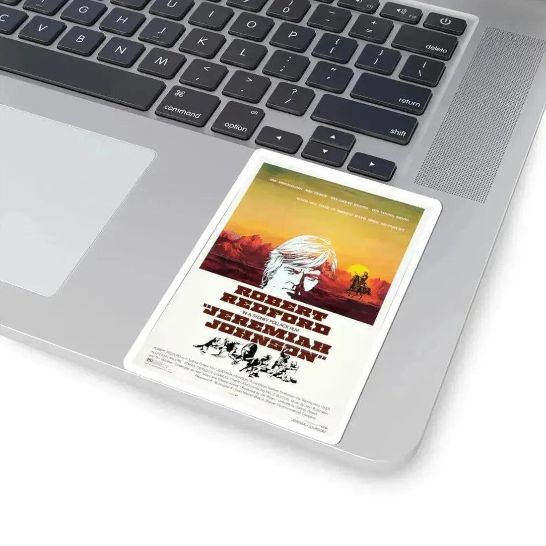 Jeremiah Johnson 1972 Movie Poster - STICKER Vinyl Kiss-Cut Decal - The Sticker Space