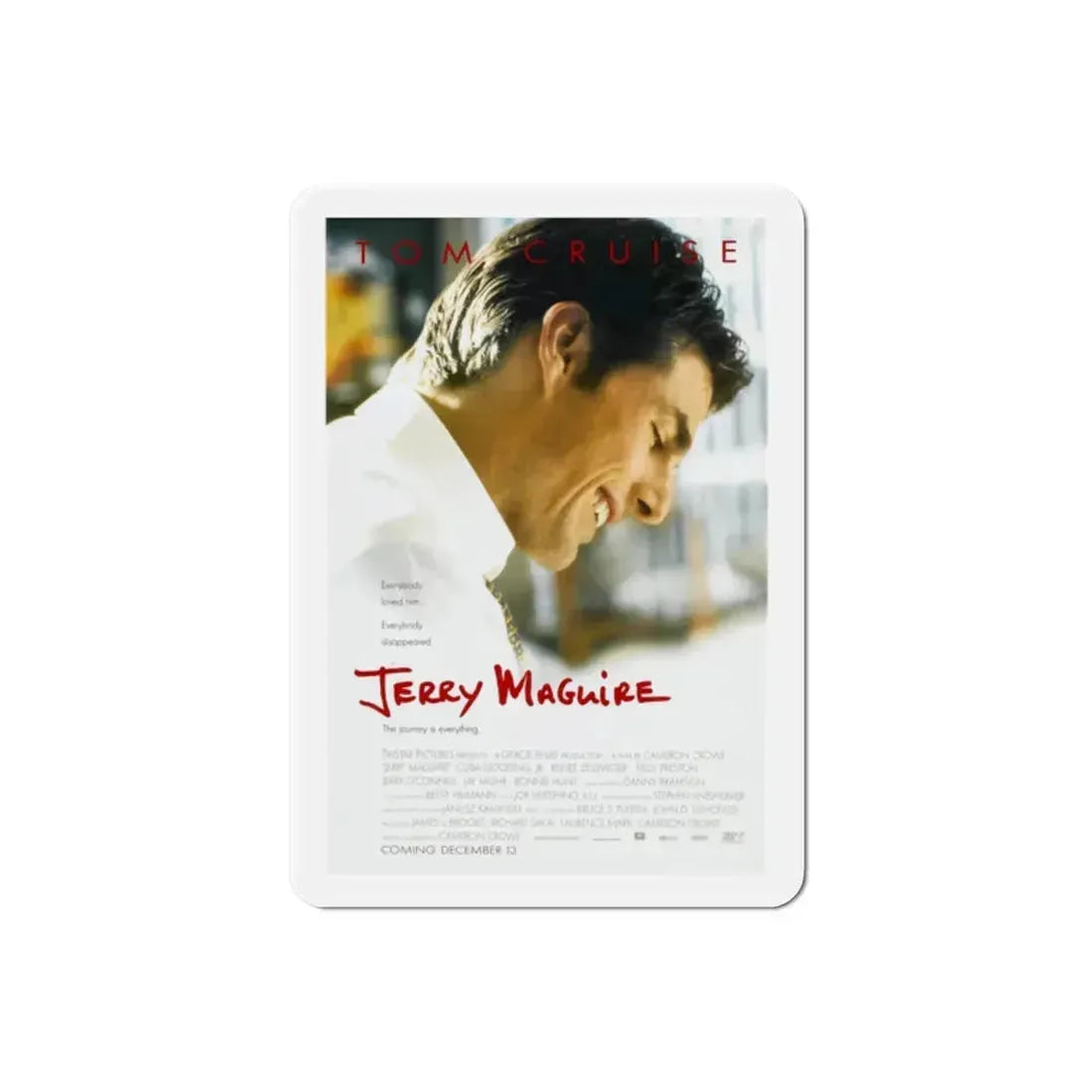 Jerry Maguire 1996 Movie Poster Refrigerator Magnet 2 Inch - The Sticker Space