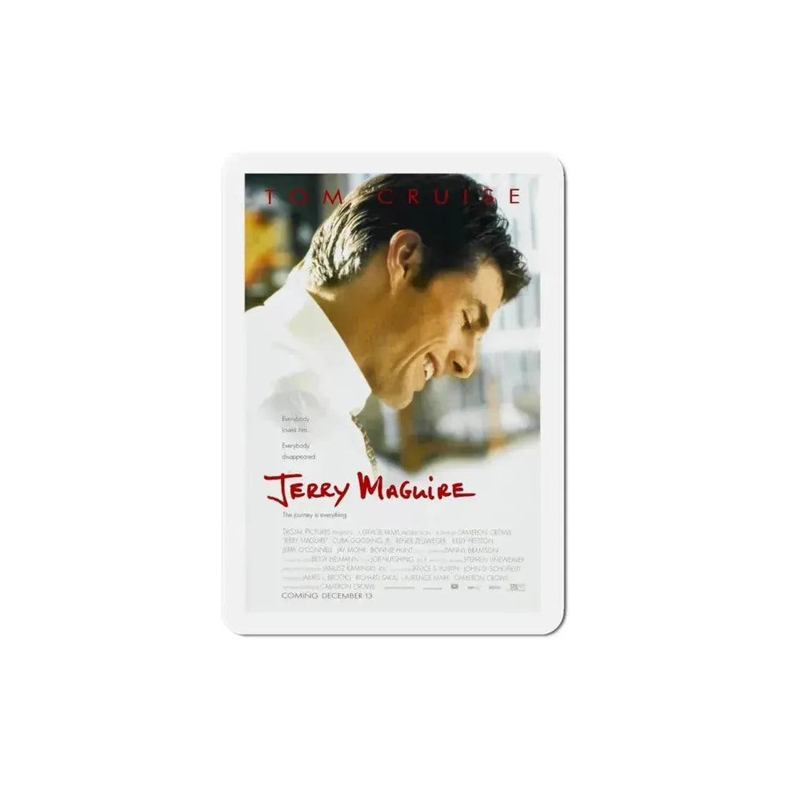 Jerry Maguire 1996 Movie Poster Refrigerator Magnet 4 Inch - The Sticker Space