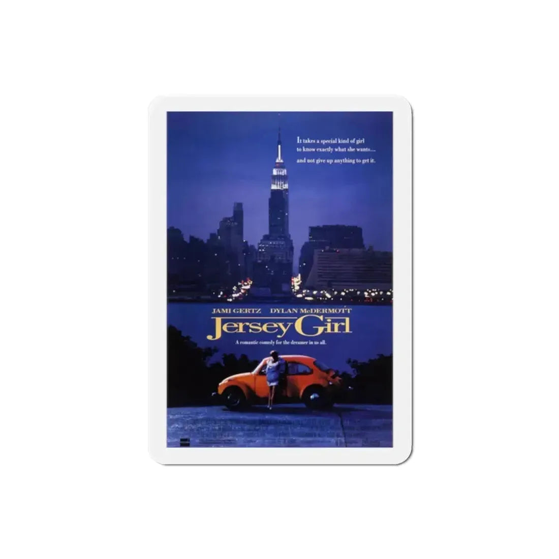 Jersey Girl 1992 Movie Poster Refrigerator Magnet 2 Inch - The Sticker Space