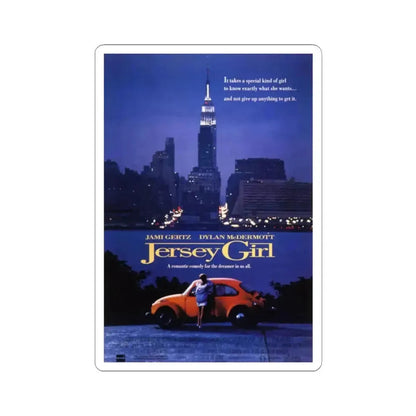 Jersey Girl 1992 Movie Poster - STICKER Vinyl Kiss-Cut Decal 2 Inch White - The Sticker Space