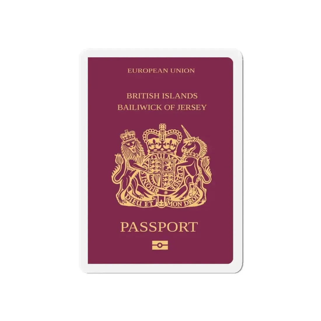 Jersey Passport - Refrigerator Magnet 6 Inch - The Sticker Space