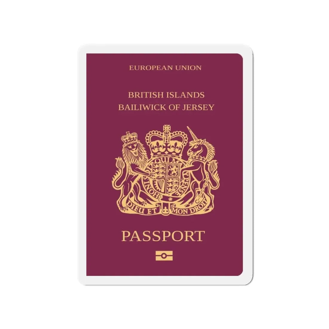 Jersey Passport - Refrigerator Magnet - The Sticker Space