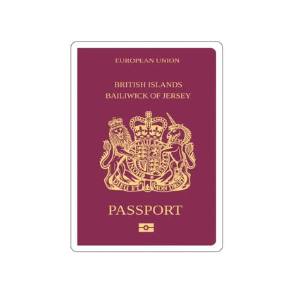 Jersey Passport STICKER Vinyl Die-Cut Decal 2 Inch - The Sticker Space