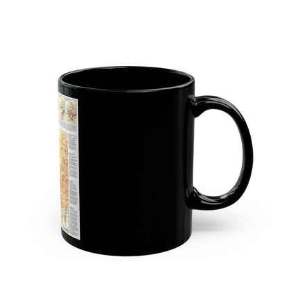 Jerusalem (1996) (Map) Black Coffee Mug-The Sticker Space