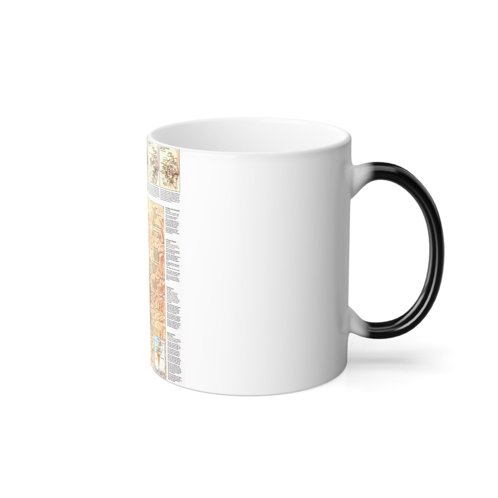 Jerusalem (1996) (Map) Color Changing Mug 11oz-11oz-The Sticker Space