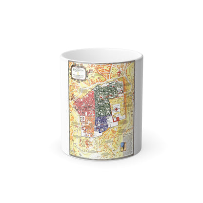 Jerusalem- The Old City (1996) (Map) Color Changing Mug 11oz-11oz-The Sticker Space