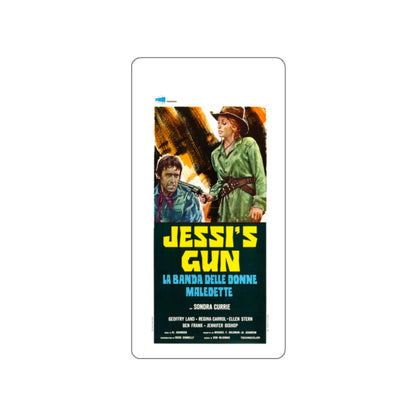 JESSI'S GUN 1975 Movie Poster STICKER Vinyl Die-Cut Decal-2 Inch-The Sticker Space