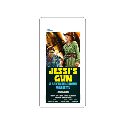 JESSI'S GUN 1975 Movie Poster STICKER Vinyl Die-Cut Decal-3 Inch-The Sticker Space