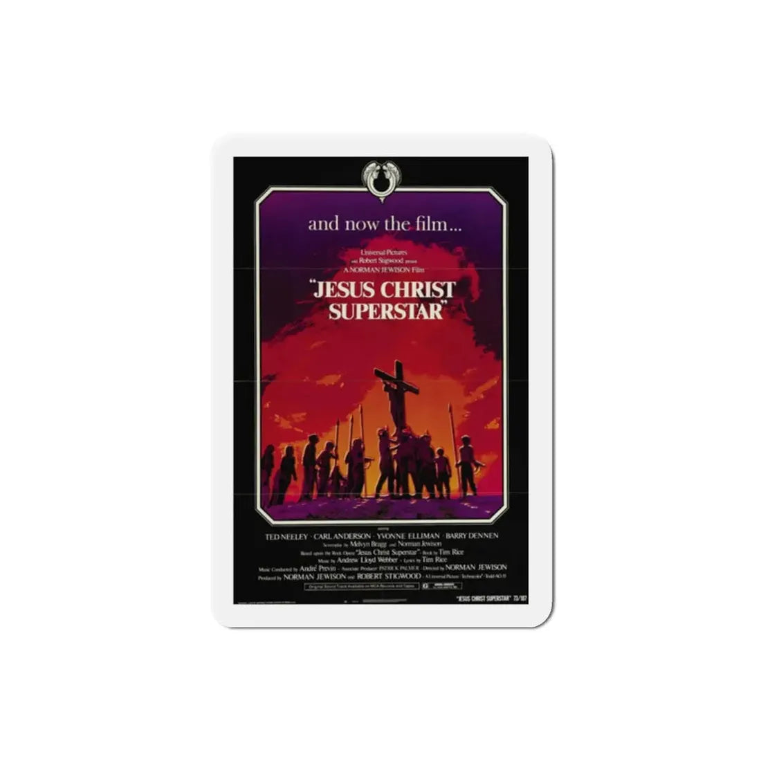 Jesus Christ Superstar 1973 Movie Poster Refrigerator Magnet - The Sticker Space