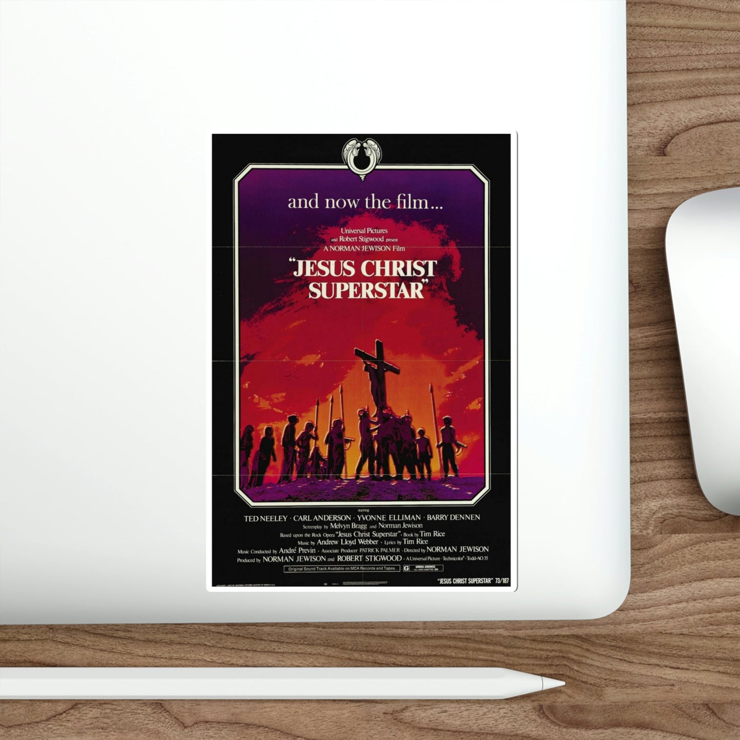 Jesus Christ Superstar 1973 Movie Poster STICKER Vinyl Die-Cut Decal-The Sticker Space