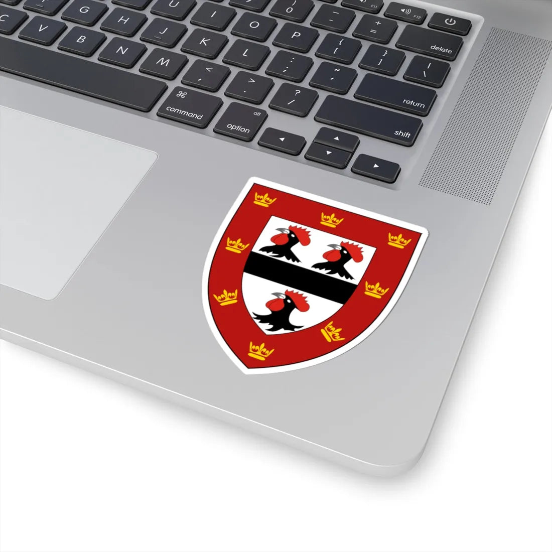 Jesus College Cambridge shield (England) (Coat of Arms) STICKER Vinyl Kiss-Cut Decal - The Sticker Space