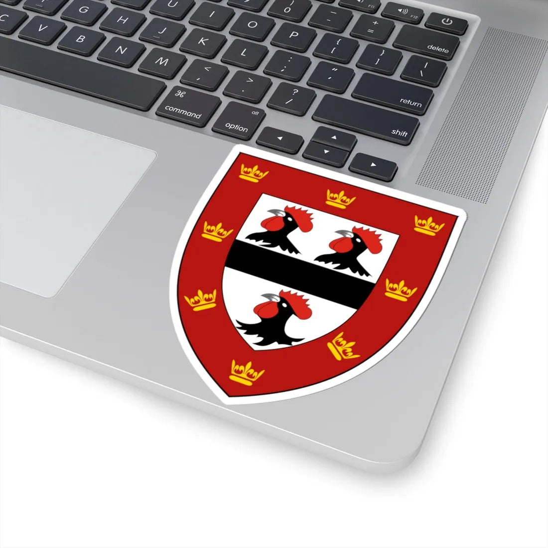 Jesus College Cambridge shield (England) (Coat of Arms) STICKER Vinyl Kiss-Cut Decal - The Sticker Space