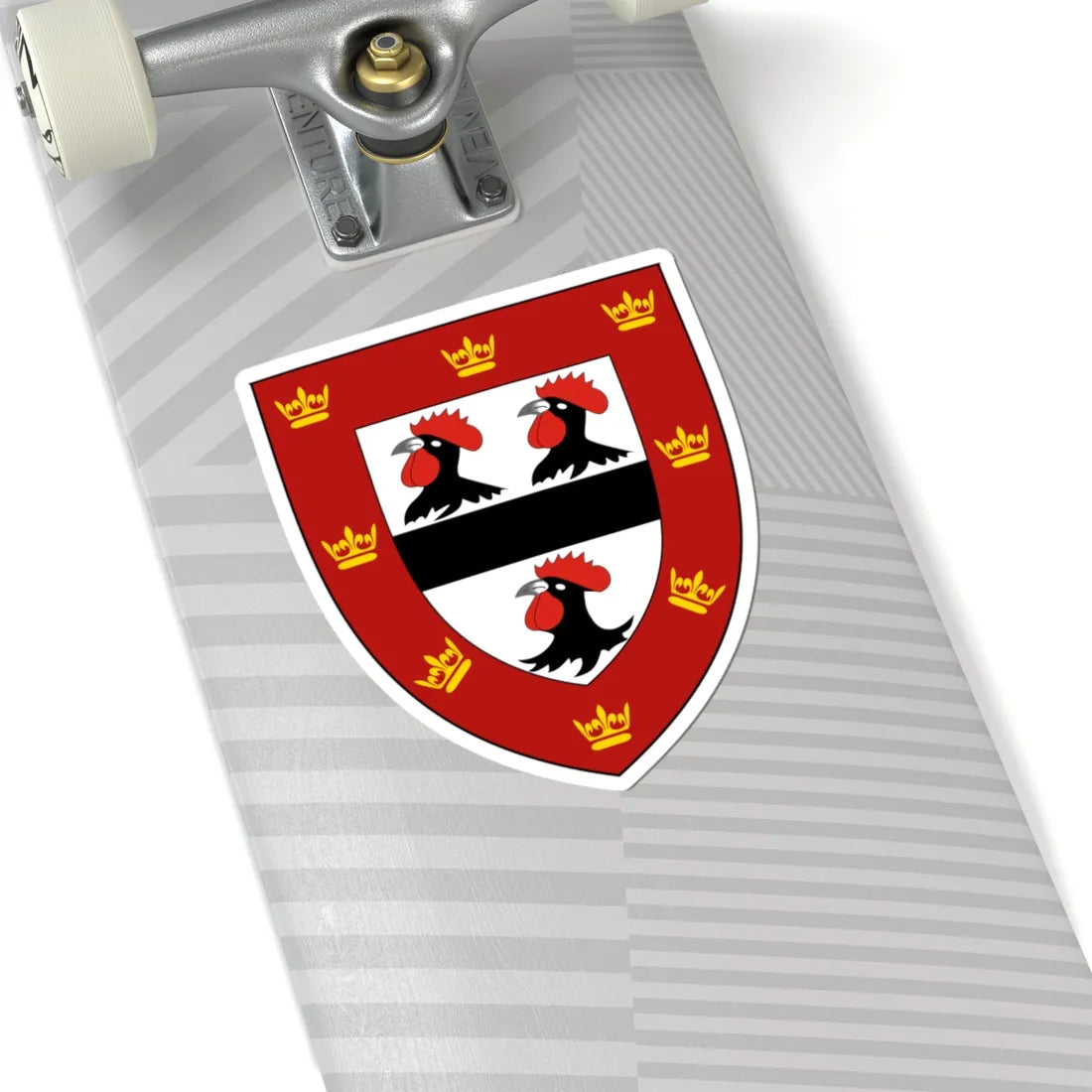 Jesus College Cambridge shield (England) (Coat of Arms) STICKER Vinyl Kiss-Cut Decal - The Sticker Space