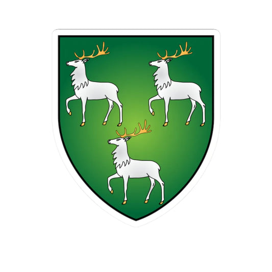 Jesus College Oxford Coat Of Arms (England) (Coat of Arms) STICKER Vinyl Kiss-Cut Decal 2 Inch White - The Sticker Space