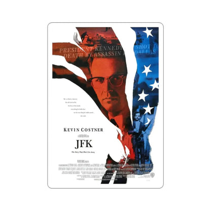 JFK 1991 Movie Poster STICKER Vinyl Die-Cut Decal - The Sticker Space