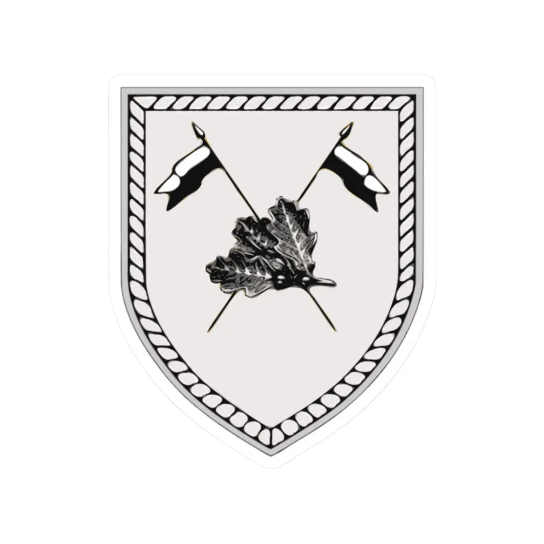 JgBtl 291 (Germany) (Coat of Arms) STICKER Vinyl Kiss-Cut Decal 2 Inch White - The Sticker Space