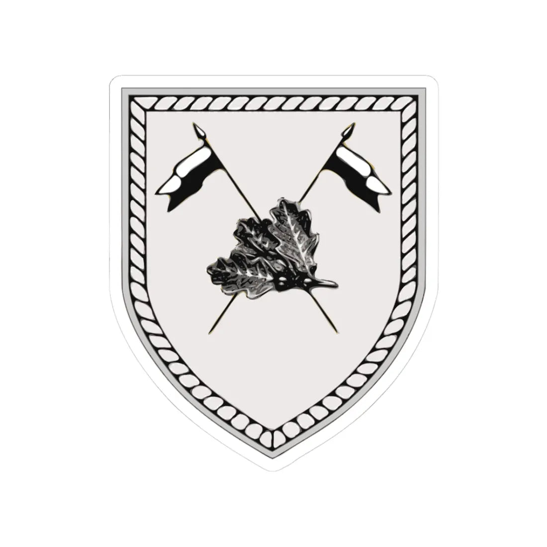 JgBtl 291 (Germany) (Coat of Arms) STICKER Vinyl Kiss-Cut Decal 3 Inch White - The Sticker Space
