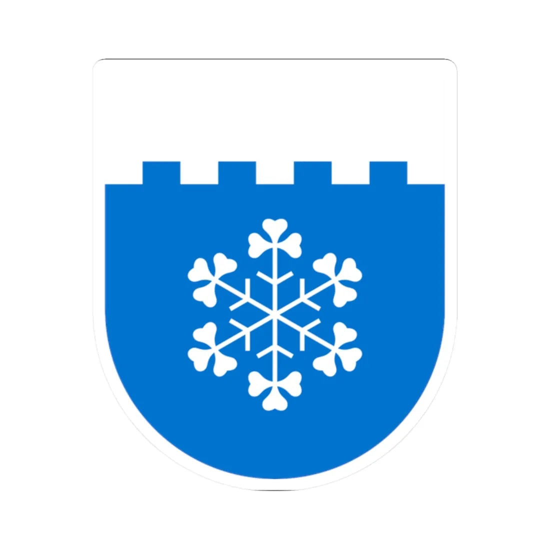 Jõgeva valla vapp (Estonia) (Coat of Arms) STICKER Vinyl Kiss-Cut Decal 2 Inch White - The Sticker Space
