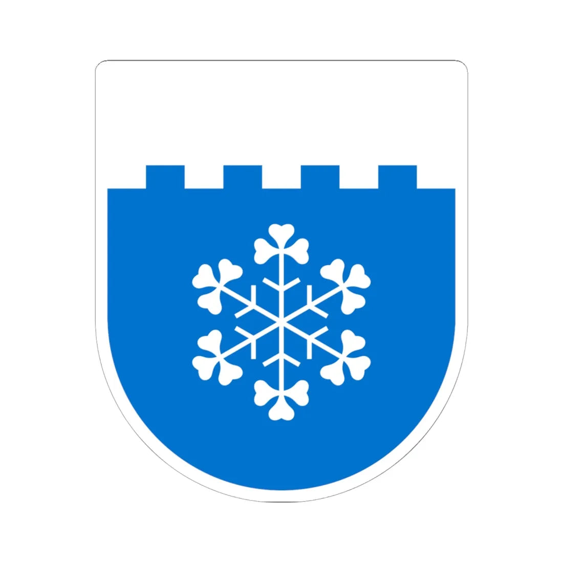 Jõgeva valla vapp (Estonia) (Coat of Arms) STICKER Vinyl Kiss-Cut Decal 6 Inch White - The Sticker Space