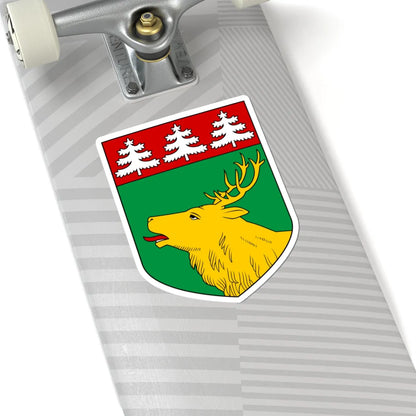 Jõhvi valla vapp (Estonia) (Coat of Arms) STICKER Vinyl Kiss-Cut Decal - The Sticker Space