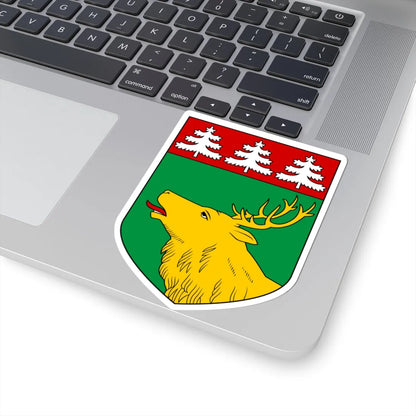 Jõhvi valla vapp (Estonia) (Coat of Arms) STICKER Vinyl Kiss-Cut Decal - The Sticker Space