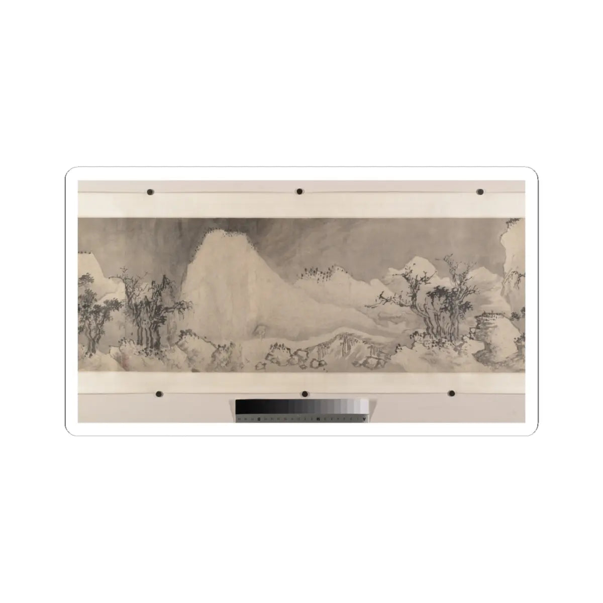 Jiang Song - Winter landscape - first half 16th century v14 - STICKER Vinyl Kiss-Cut Decal