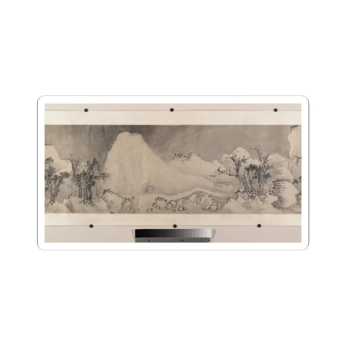 Jiang Song - Winter landscape - first half 16th century v14 - STICKER Vinyl Kiss-Cut Decal