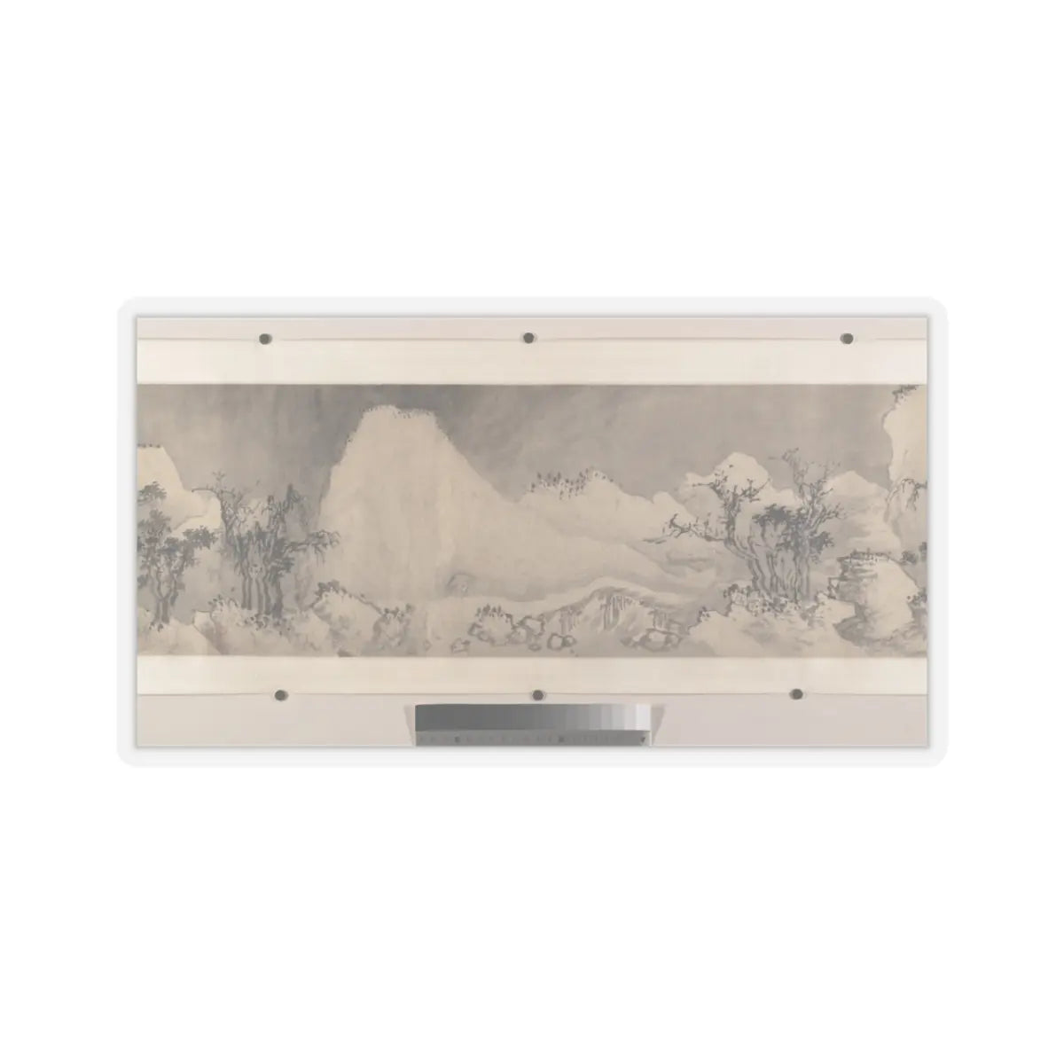 Jiang Song - Winter landscape - first half 16th century v14 - STICKER Vinyl Kiss-Cut Decal