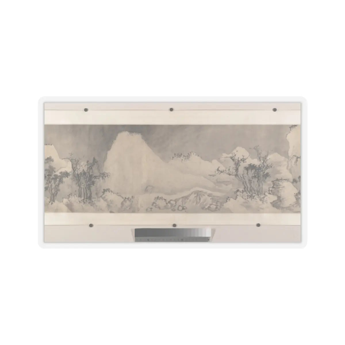 Jiang Song - Winter landscape - first half 16th century v14 - STICKER Vinyl Kiss-Cut Decal
