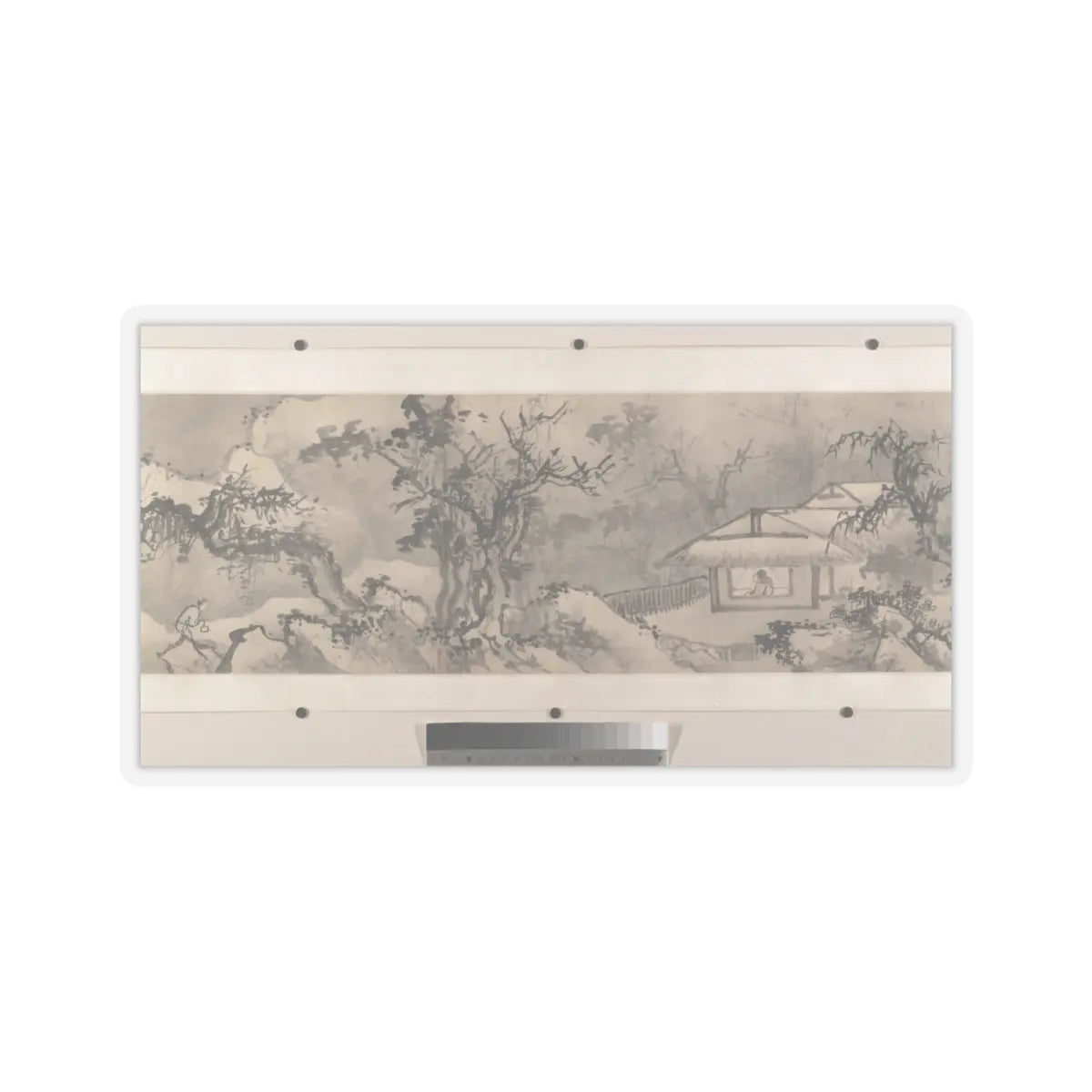 Jiang Song - Winter landscape - first half 16th century v8 - STICKER Vinyl Kiss-Cut Decal