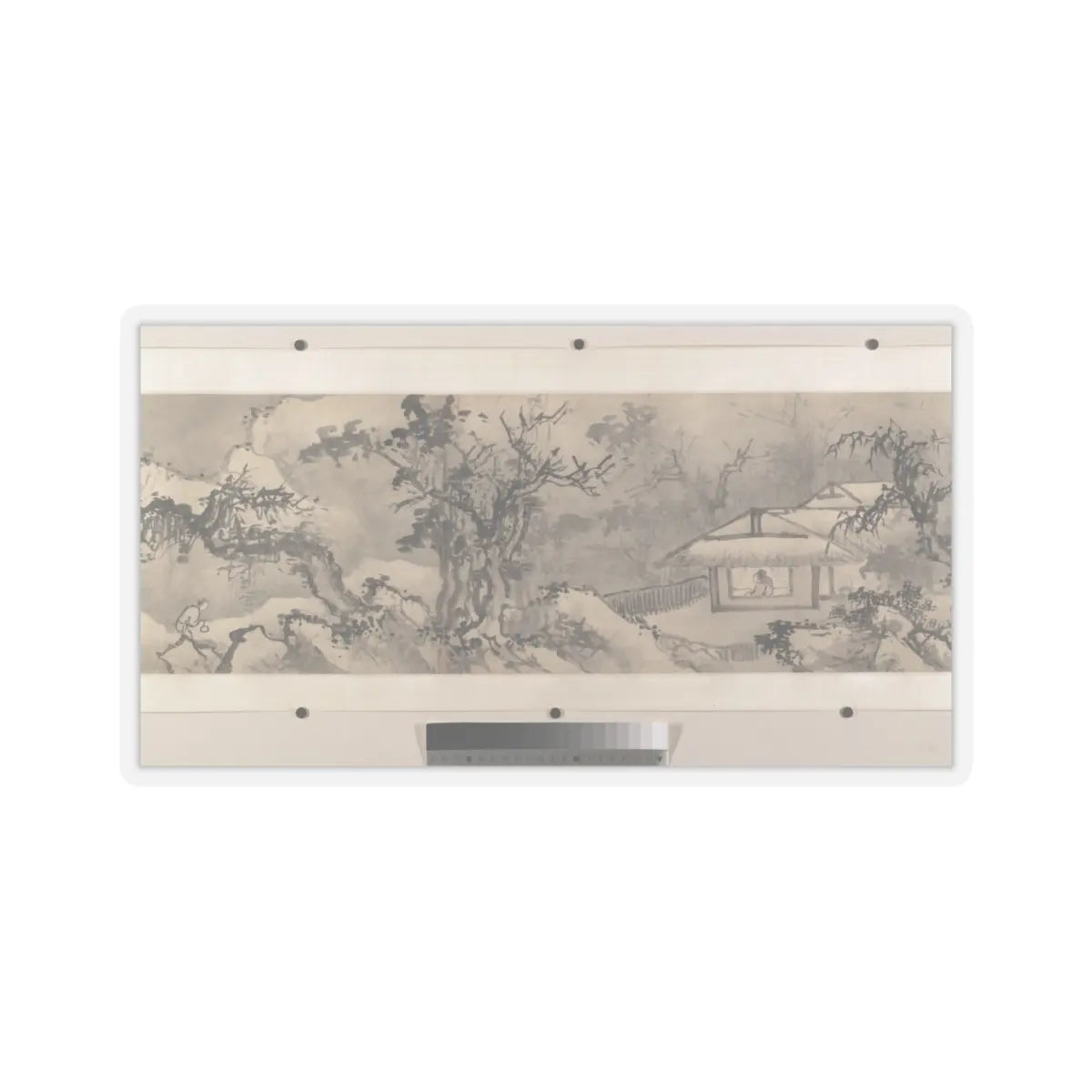 Jiang Song - Winter landscape - first half 16th century v8 - STICKER Vinyl Kiss-Cut Decal