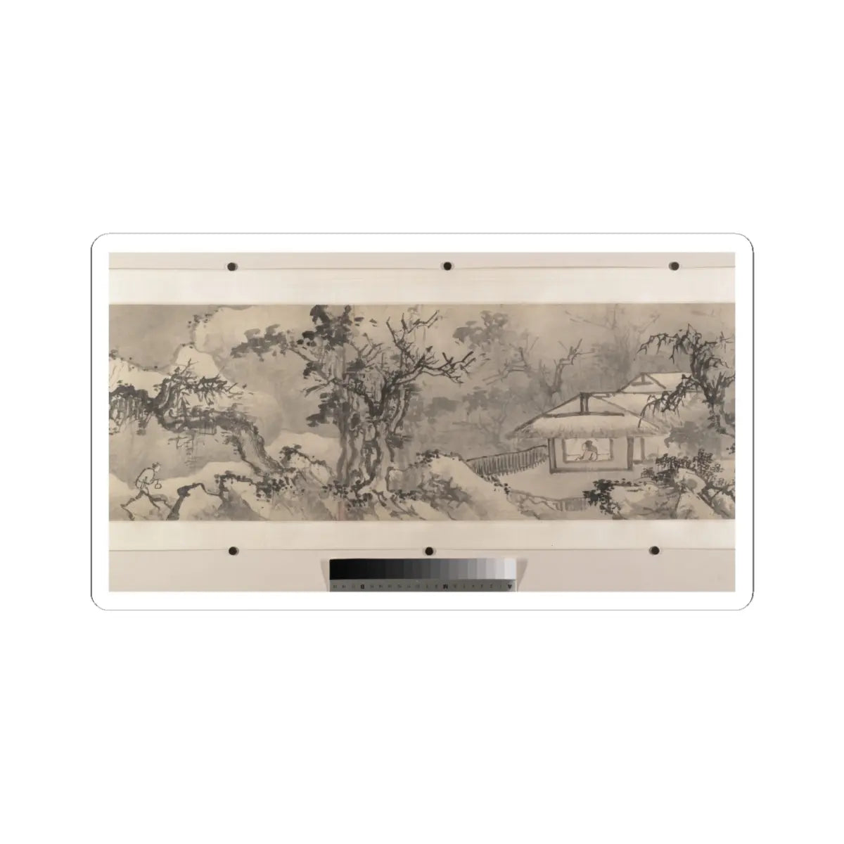 Jiang Song - Winter landscape - first half 16th century v8 - STICKER Vinyl Kiss-Cut Decal
