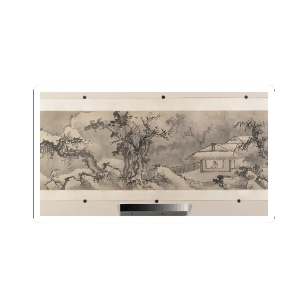 Jiang Song - Winter landscape - first half 16th century v8 - STICKER Vinyl Kiss-Cut Decal