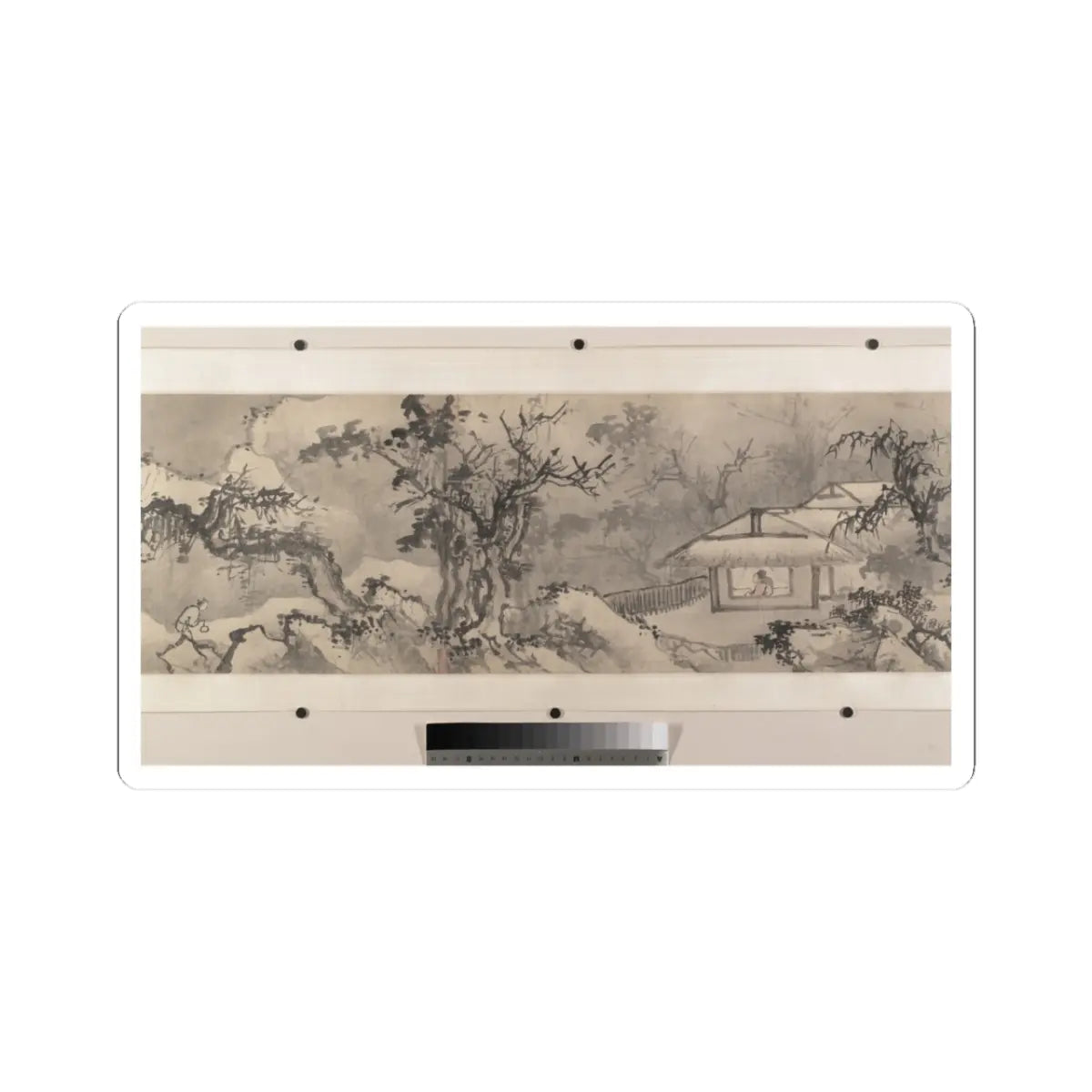 Jiang Song - Winter landscape - first half 16th century v8 - STICKER Vinyl Kiss-Cut Decal