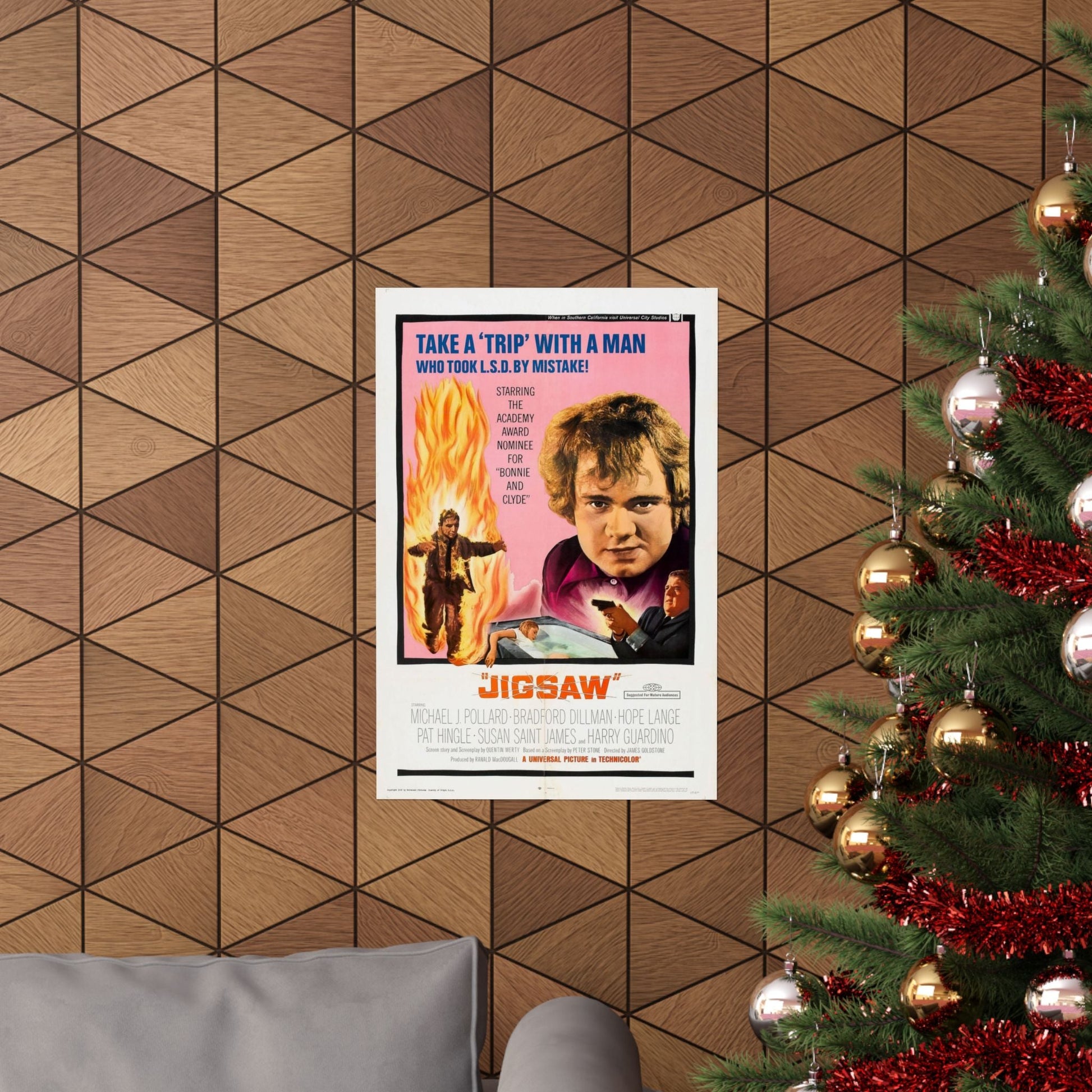 JIGSAW 1968 - Paper Movie Poster-The Sticker Space