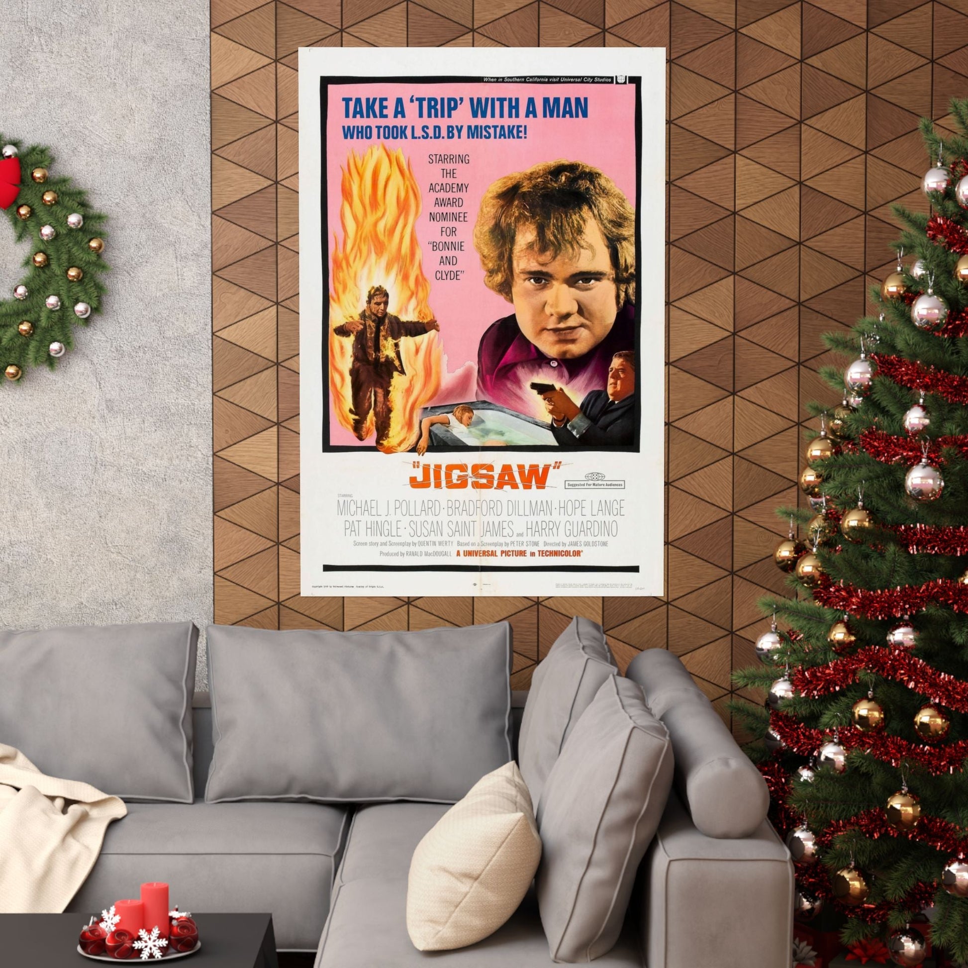 JIGSAW 1968 - Paper Movie Poster-The Sticker Space