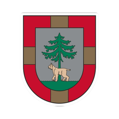 Jēkabpils novada ģerbonis (Latvia) (Coat of Arms) STICKER Vinyl Kiss-Cut Decal 2 Inch White - The Sticker Space