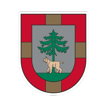 Jēkabpils novada ģerbonis (Latvia) (Coat of Arms) STICKER Vinyl Kiss-Cut Decal 3 Inch White - The Sticker Space