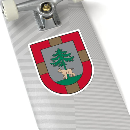 Jēkabpils novada ģerbonis (Latvia) (Coat of Arms) STICKER Vinyl Kiss-Cut Decal - The Sticker Space