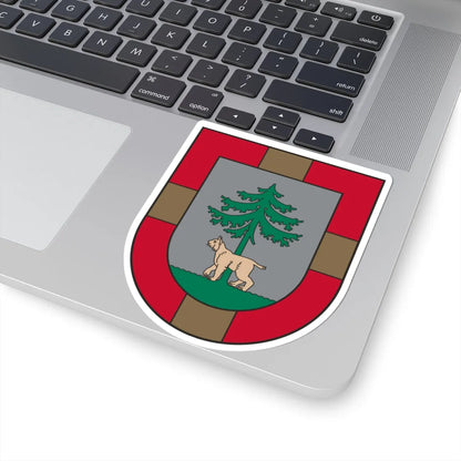 Jēkabpils novada ģerbonis (Latvia) (Coat of Arms) STICKER Vinyl Kiss-Cut Decal - The Sticker Space